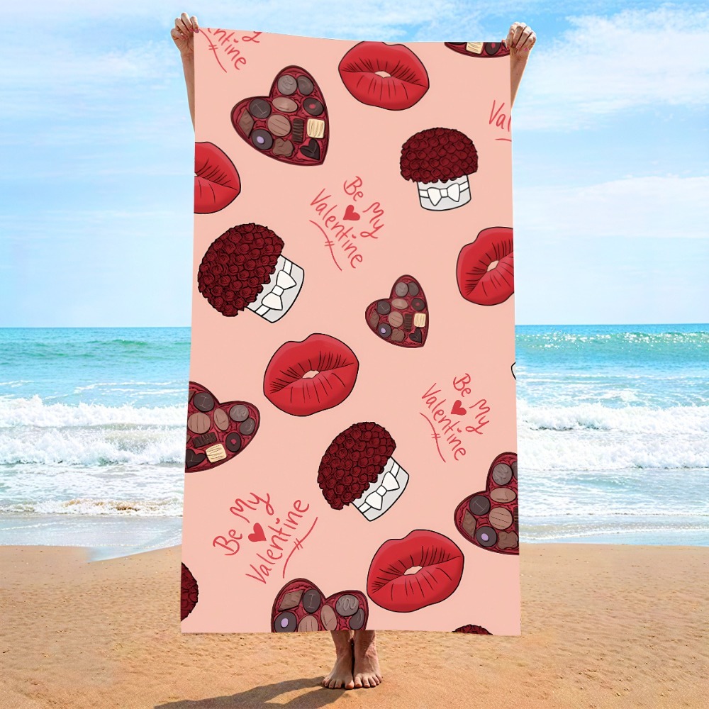 Heart Symbol Bath Towel 27x55i - Travel Towel Quick Dry recensione e prezzo
