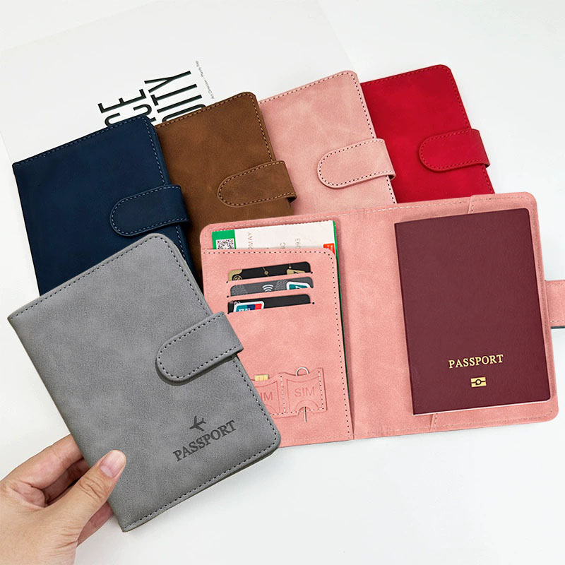 Leather Passport Holder Cover  - Travel Accessories Rfid recensione e prezzo