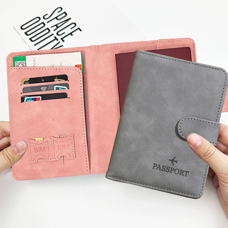 Leather Passport Holder Cover  - Travel Accessories Rfid recensione e prezzo