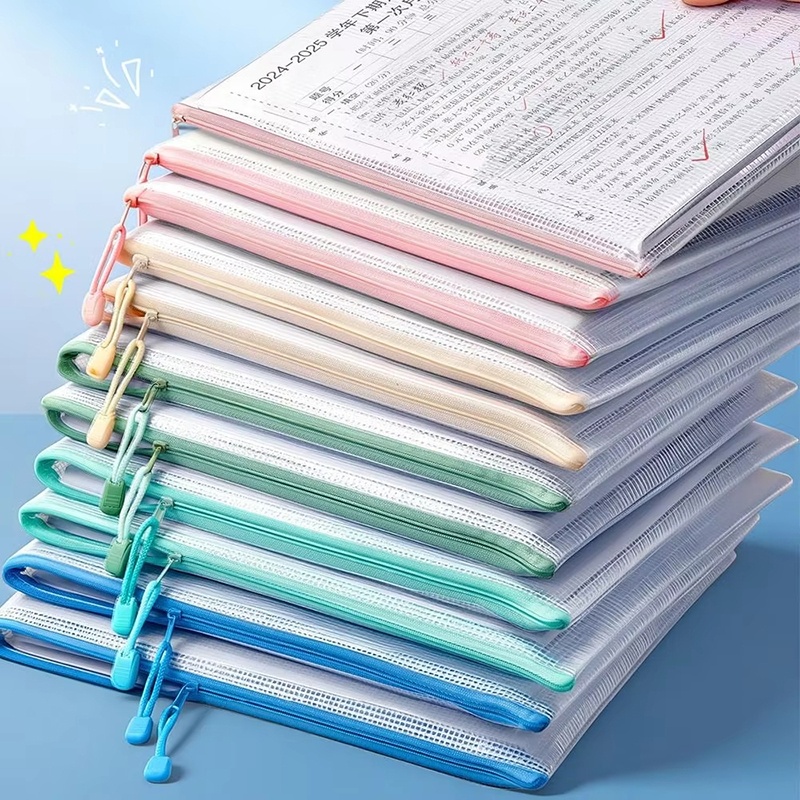 5-30Pcs Mesh Zipper Pouch Docu - Document Organizer Folder recensione e prezzo