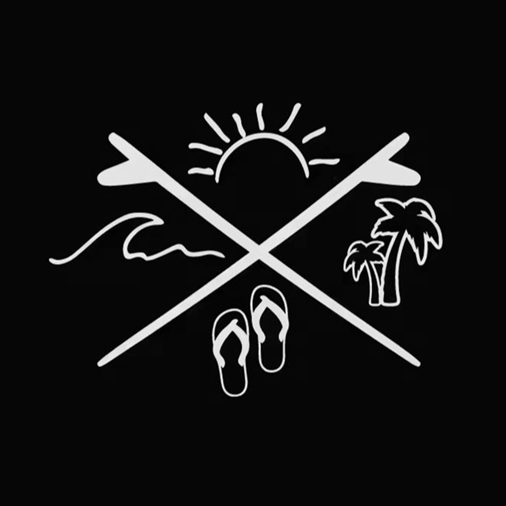 Summer Surf Vinyl Car Stickers - Travel Van Accessories recensione e prezzo