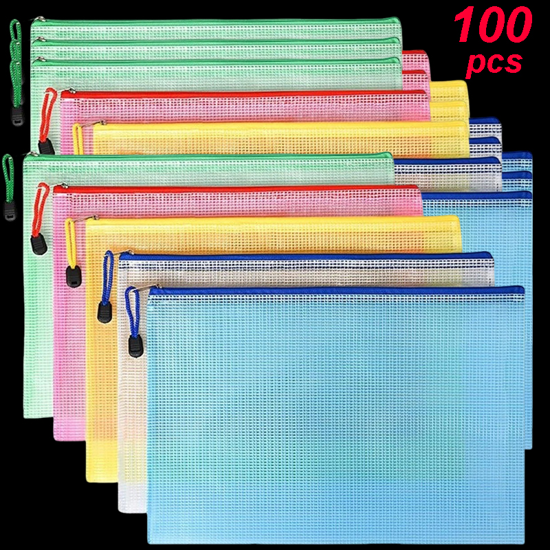 5/20/50/100PC Stationery Stora - Reusable Zip Bag recensione e prezzo