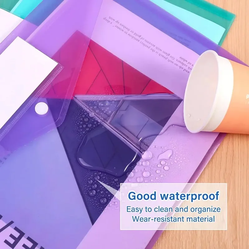 10pcs A4 Folders Plastic Envel - Document Organizer Folder recensione e prezzo